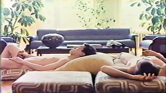 Las Estrellas Porno Retro Brillan En Una Escena Vintage Clásica