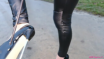 Softcore German Outdoor Foot Fetish Walk